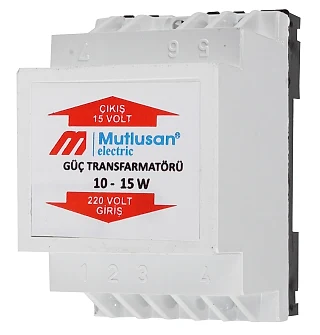 Mutlusan 027 105 010015 Zil Trafosu 15 V