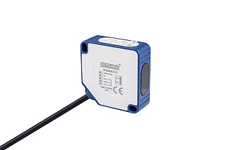 EMAS SPQ50DP2CC2 Plastik Cisimden Yansımalı Röle Çıkışlı 1m LED'li 2m Kablolu 50 mm Kare Fotoelektrik Sensör