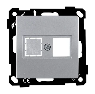 Mutlusan 2270 135 0192 EP-Data Prizi 1*RJ45 Konnektörsüz Gümüş