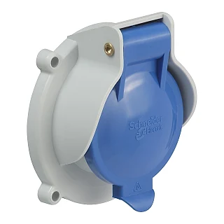 Schneider Electric 3201-364-0900 Kauçuk Monofaze 2P+T 1*16A Makine Prizi IP44