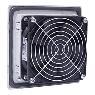 ÇETİNKAYA V01 160 003 V01 160 003 160×160 120x120x38 24V DC 132M3/H Kapasiteli Fanlı Menfez