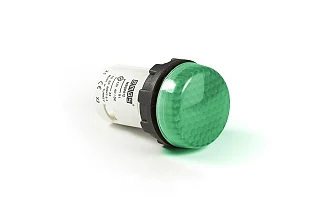 EMAS MBSP012Y MB Serisi Plastik LED'li 12V AC/DC Yeşil 22 mm Sinyal