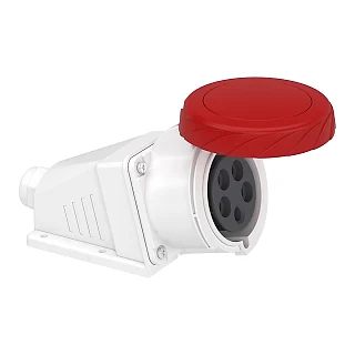 Schneider Electric PKF32W735 PratiKa Eğik Duvar Prizi - vidalı bağlantı- 5*32A - 3P + N + E - 380...415 V AC