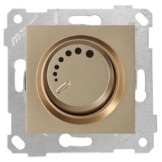 Mutlusan 2200 440 0280 Rita Mek+Tuş RL Işıklı Dimmer 600W Antik Altın