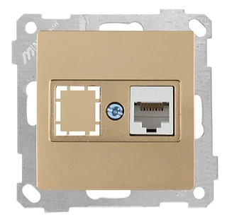 Mutlusan 2100 140 0101 Data Prizi 1*RJ45 CAT6 Beyaz