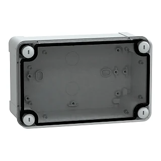 Schneider Electric NSYTBS19128T ABS kutu IP66 IK07 RAL7035 Dah.H175W105D80 Har.H191W121D87 Şeffaf kapak H20