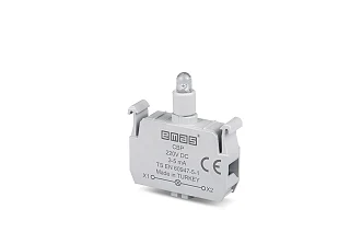 EMAS CBP Yedek LED'li 220V DC Mavi Sinyal Blok