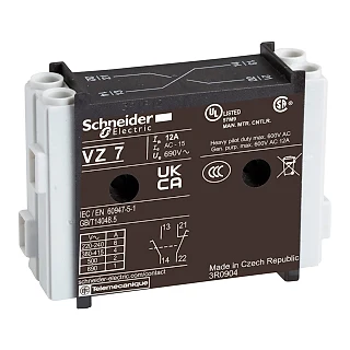 Schneider Electric VZ7 Erken kesme/geç kapatma yardımcı kontak bloğu - VARIO - 1 NA + 1 NK