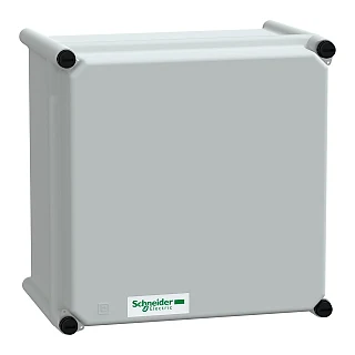 Schneider Electric NSYPLSP2727G PLS kutu, polyester arka, polyester kapak IP66 27x27x18cm