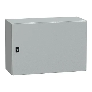 Schneider Electric NSYCRN46250 Spacial CRN düz kapı, montaj plakasız. H400xW600xD250 IP66 IK10 RAL7035