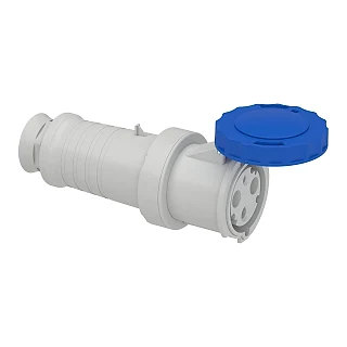 Schneider Electric 81478 PratiKa Uzatma Prizi, serbest - düz - 3*63 A - 2P + E - 200...250 V AC - IP67