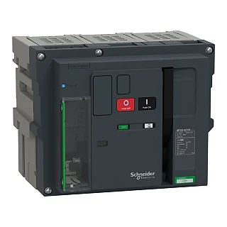 Schneider Electric MTZ232_H12E3PMDHH Devre Kesici, MasterPacT MTZ2 32H1 Çekmeceli, 3P, 3200A, 66KA/440VAC, MicroLogic 2.0E Aktif, Manuel