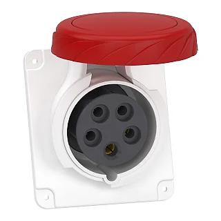 Schneider Electric PKF16F735 PratiKa Eğik Makina Prizi, - vidalı bağlantı- - 5*16A - 3P + N + E - 380...415 V AC