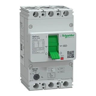 Schneider Electric G20B3A63 GoPact Şalter 200B, 3P3D 25kA AC 63A TMD Ayar Sahalı
