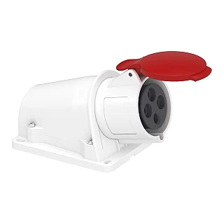 Schneider Electric PKF32W434 PratiKa Eğik Duvar Prizi - vidalı bağlantı- 4*32A - 3P + E - 380...415 V AC