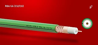 MEKAS 50906 Mekas RG6 U6 Koaksiyel Kablo (PVC) (temsili görsel)