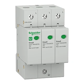 Schneider Electric EZ9L33345 Parafudr Easy9 - 3P - 400 V - 45000 A"