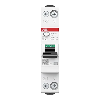 ABB 2CSR255063R1204 DS301C C20 AC30 Kaçak Akım Koruma Rölesi (RCBO)