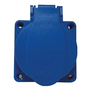 ÇETİNKAYA ÇP 6901 ÇP 6901 1×16 Kapaklı Pano Prizi (16A) Mavi (temsili görsel)