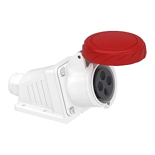 Schneider Electric PKF16W734 PratiKa Eğik Duvar Prizi - vidalı bağlantı- 4*16A - 3P + E - 380...415 V AC