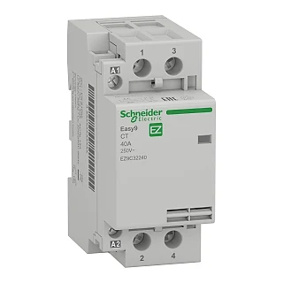 Schneider Electric EZ9C32240 Sessiz Kontaktör, Easy9, 40A, 2NO Kontak, 230..240VAC, 50HZ