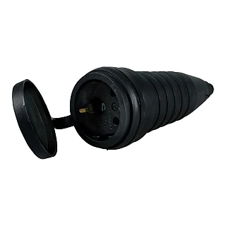Schneider Electric 3201-360-0300 Kauçuk Monofaze 2P+T 1*16A Uzatma Prizi IP44