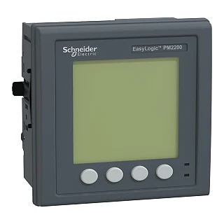 Schneider Electric METSEPM2220 EasyLogic PM2220, Güç & Enerji Analizörü, 15. harmoniğe kadar harmonik ölçümü, LCD ekran, RS485 port üzerinden haberleşme, class 1