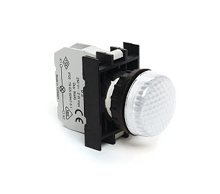 EMAS B030XB B Serisi Plastik Ba9S Duylu Beyaz 22 mm Sinyal
