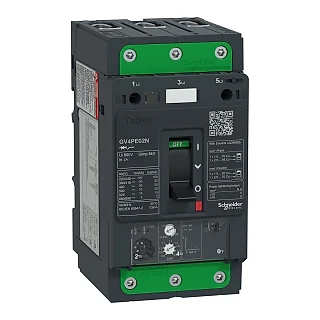Schneider Electric GV4PE02N TeSys GV4 Motor Koruma Şalteri, 3 Kutuplu, 2 A, Icu 50 kA, Termik Manyetik, Everlink Bağlantısı