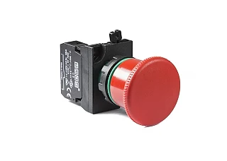 EMAS CP200EC CP Serisi Plastik 1NC Acil Stop 40 mm Çekmeli Kırmızı 22 mm Buton