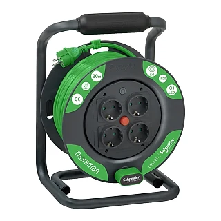 Schneider Electric IMT33140 Thorsman, Klasik Kablo Makarası 20m IP20 HO5 3G1.5 Kablo Topraklı
