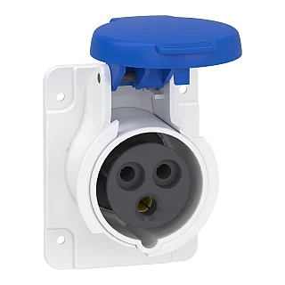 Schneider Electric PKF16G423 PratiKa Düz Makina Prizi, - vidalı bağlantı- düz - 3*16A - 2P + E - 200...250 V AC