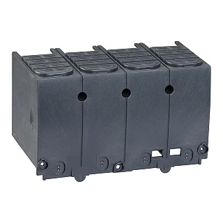 Schneider Electric LV438327 Terminal koruyucusu - 4 kutuplu - paralel çıkış bağlantılı - NSX100..250 DC için