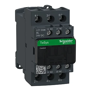 Schneider Electric LC1D38BL TeSys D kontaktör - 3P(3 NA) - AC-3 - <= 440 V 38 A - 24 V DC bobin