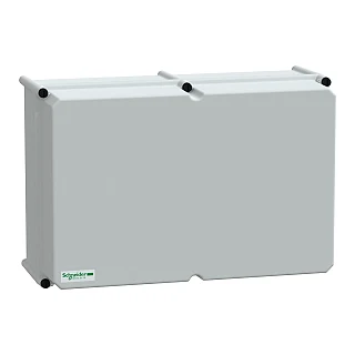 Schneider Electric NSYPLSC3654AG PLS kutusu, polyester arka kısım, opak PC kapağı IP66 36x54x23cm