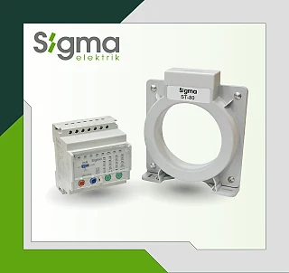 Sigma Kaçak Akım Algılama Rölesi ve Toroidal Transformatörler (temsili görsel)