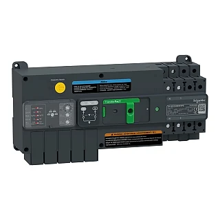 Schneider Electric TA10D2S0803TPE Transfer Şalteri, TransferPacT Otomatik, 80A, 230V, 2P,döner mekanizma, 100A kasa için