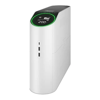 Schneider Electric BGM2200-GR Apc Back-Ups Pro For Gaming, 2200Va/1320W, Kule, 230V, 4X Schuko Ve 2X Iec C13 Çıkışı, Rgb Işıklar, Saf Sinüs Dalgası, Arctic (Beyaz)