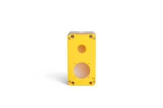 EMAS PA2BOSP PA Serisi 2 Gözlü Boş (1x22 mm+1xPano Priz Delikli ) Sarı-Gri Asansör Revizyon Kutusu
