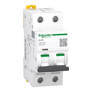 Schneider Electric A9F73206 Otomatik Sigorta, Acti9, 6kA, B-Eğrisi, 2-Kutup, 6A