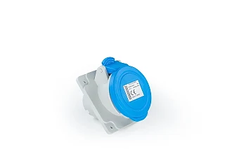 EMAS ECE316V4PE Plastik 2+Nötr Eğik Makine Tipi Priz 16A CEE Norm