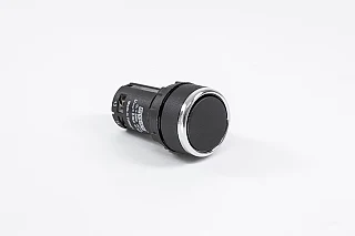 EMAS MB100DH MB Serisi Plastik 1NO Yaylı Düz Siyah 22 mm Buton