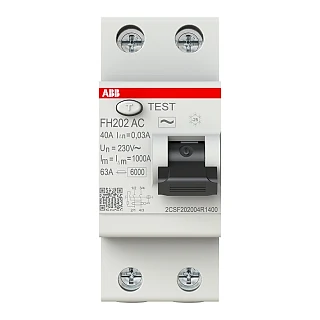 ABB 2CSF202004R1400 FH202 AC-40/0.03 Kaçak Akım Koruma Rölesi