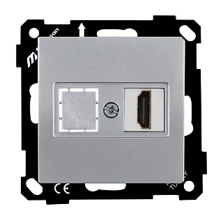 Mutlusan 2270 457 0192 Elitra Data Prizi 1*HDMI Vidalı Gümüş