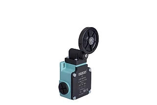 EMAS L2K13MEL121 L2 Metal Gövde 50 mm Lastik Kollu Makara Ani Hareketli 1NO+1NC Sınır Şalter