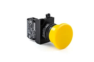 EMAS CP100MS CP Serisi Plastik 1NO Yaylı 40 mm Mantar Sarı 22 mm Buton