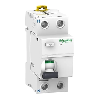 Schneider Electric A9R10216 Kaçak Akım Koruma Rölesi, Acti9, AC Tipi, 10mA, 2-Kutup, 16A (temsili görsel)