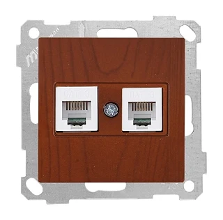 Mutlusan 2100 126 0156 Telefon Prizi 2*RJ11 Kiraz