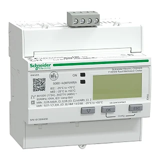 Schneider Electric A9MEM3265 iEM3265 kwh ölçer- BACnet - 1 dijital G - 1 dijital Ç - çoklu tarife