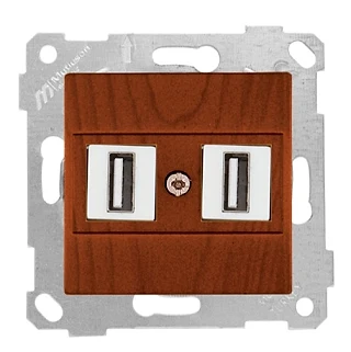 Mutlusan 2200 456 0156 Rita Mek+Tuş Data Prizi 2*USB Kiraz